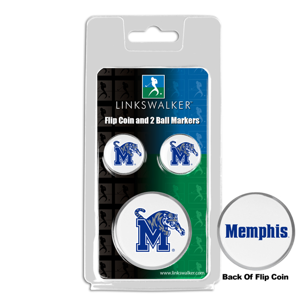 Team Flip Coin w/ <br> 2 Logo'd Ball Markers