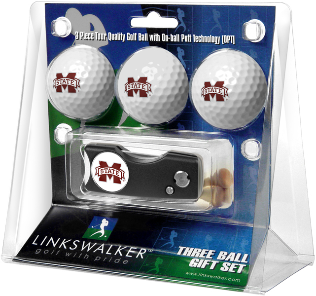 3 ProVictory Golf Balls w/<br>Spring Action Divot Tool