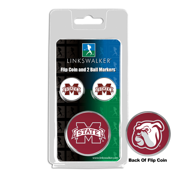 Team Flip Coin w/ <br> 2 Logo'd Ball Markers