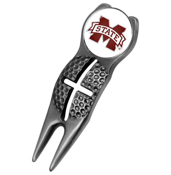 Crosshairs Divot Tool<br> w/ Logo'd Marker  - Black