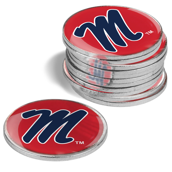 12 Team Logo'd<br>Metal Ball Markers