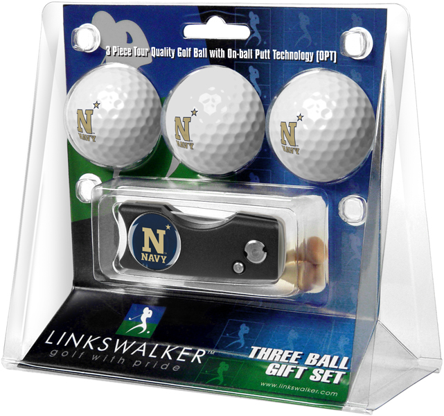 3 ProVictory Golf Balls w/<br>Spring Action Divot Tool