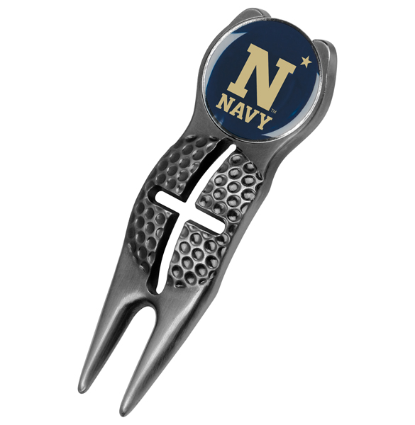 Crosshairs Divot Tool<br> w/ Logo'd Marker  - Black