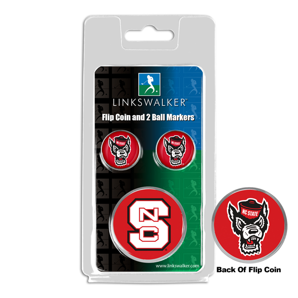 Team Flip Coin w/ <br> 2 Logo'd Ball Markers