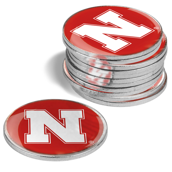 12 Team Logo'd<br>Metal Ball Markers