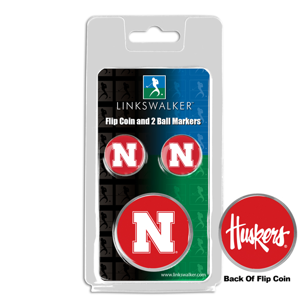 Team Flip Coin w/ <br> 2 Logo'd Ball Markers