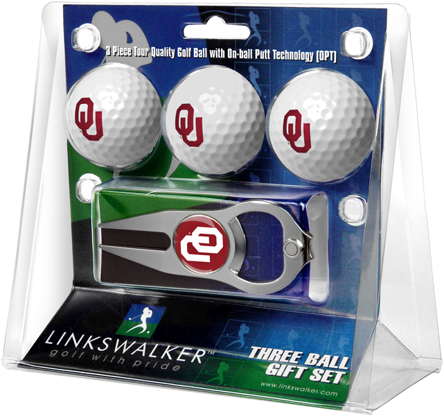 3 ProVictory Golf Balls w/<br>Hat Trick Divot Tool