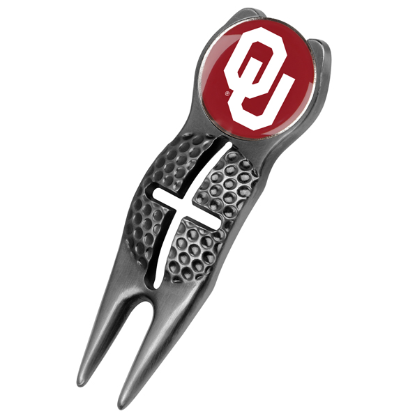 Crosshairs Divot Tool<br> w/ Logo'd Marker  - Black