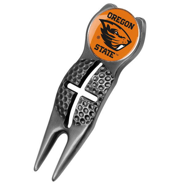 Crosshairs Divot Tool<br> w/ Logo'd Marker  - Black