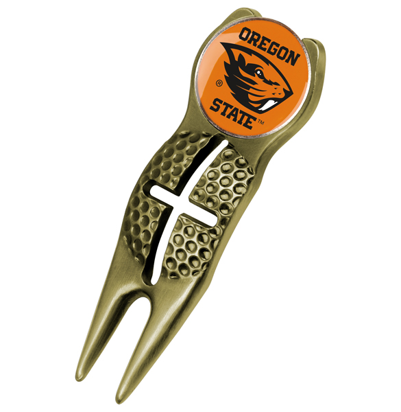 Crosshairs Divot Tool<br> w/ Logo'd Marker  - Gold