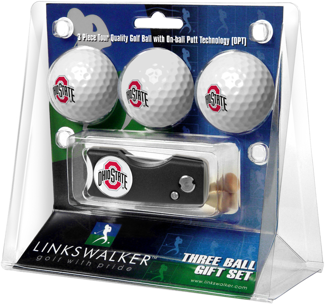 3 ProVictory Golf Balls w/<br>Spring Action Divot Tool