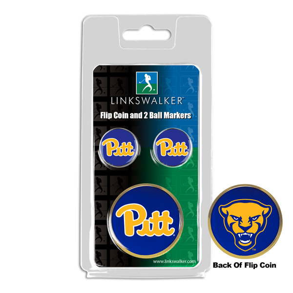 Team Flip Coin w/ <br> 2 Logo'd Ball Markers