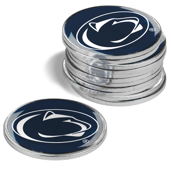 12 Team Logo'd<br>Metal Ball Markers
