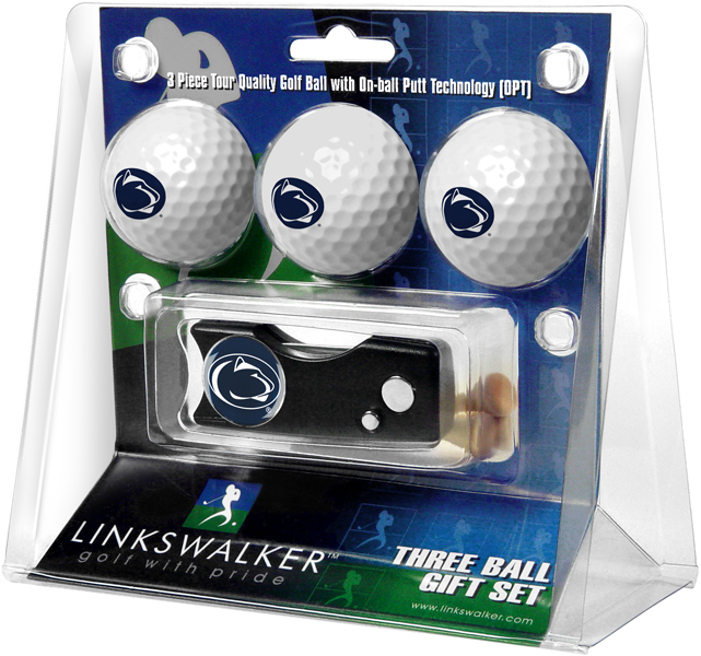 3 ProVictory Golf Balls w/<br>Spring Action Divot Tool