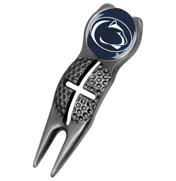Crosshairs Divot Tool<br> w/ Logo'd Marker  - Black