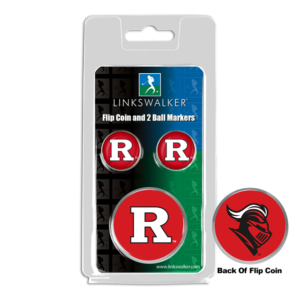 Team Flip Coin w/ <br> 2 Logo'd Ball Markers