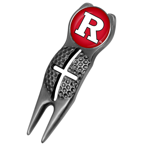 Crosshairs Divot Tool<br> w/ Logo'd Marker  - Black