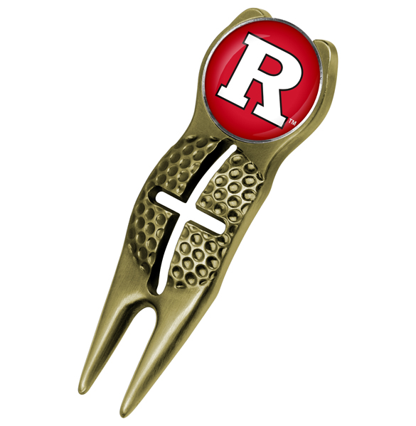 Crosshairs Divot Tool<br> w/ Logo'd Marker  - Gold