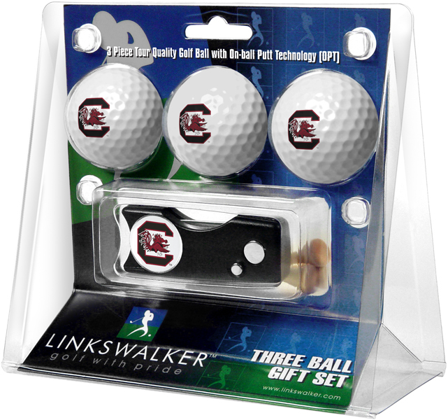3 ProVictory Golf Balls w/<br>Spring Action Divot Tool