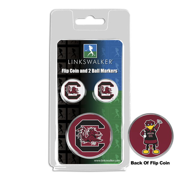 Team Flip Coin w/ <br> 2 Logo'd Ball Markers