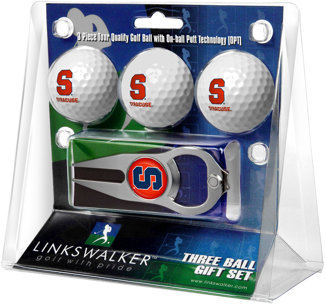 3 ProVictory Golf Balls w/<br>Hat Trick Divot Tool