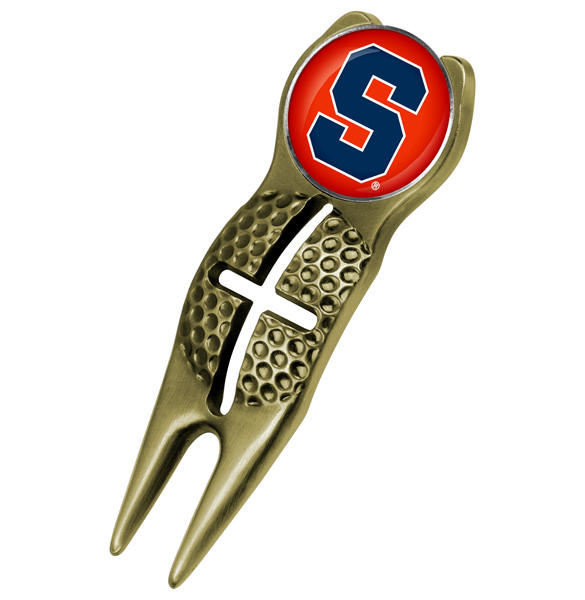 Crosshairs Divot Tool<br> w/ Logo'd Marker  - Gold