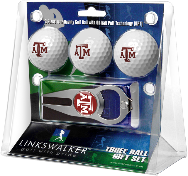 3 ProVictory Golf Balls w/<br>Hat Trick Divot Tool