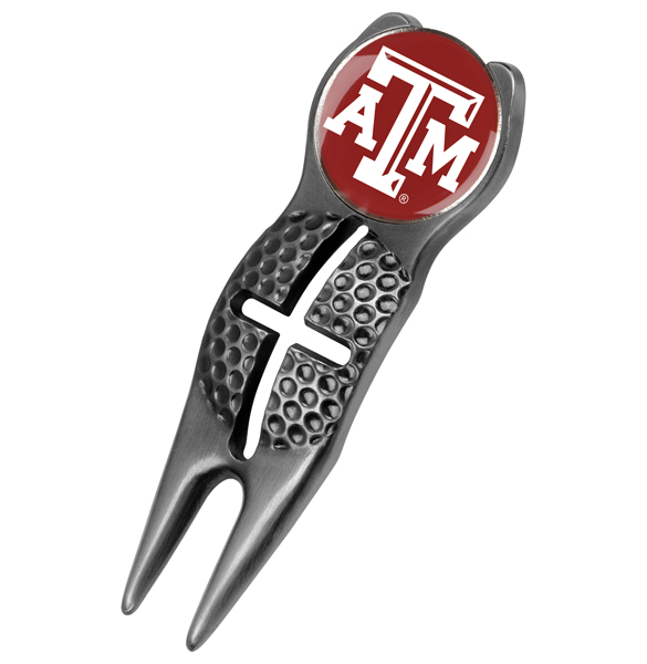 Crosshairs Divot Tool<br> w/ Logo'd Marker  - Black
