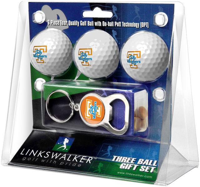 3 ProVictory Golf Balls w/<br>Key Chain Bottle Opener