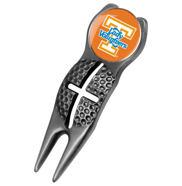 Crosshairs Divot Tool<br> w/ Logo'd Marker  - Black