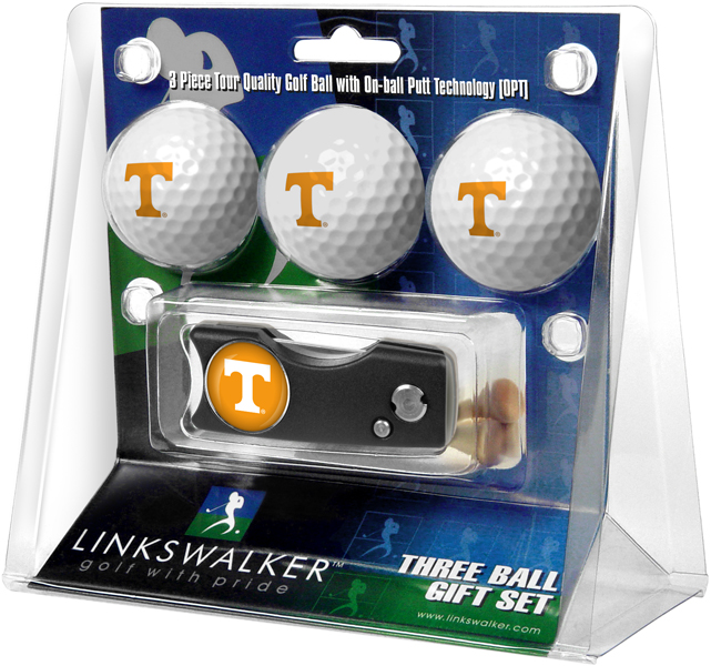 3 ProVictory Golf Balls w/<br>Spring Action Divot Tool