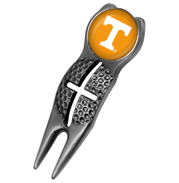 Crosshairs Divot Tool<br> w/ Logo'd Marker  - Black