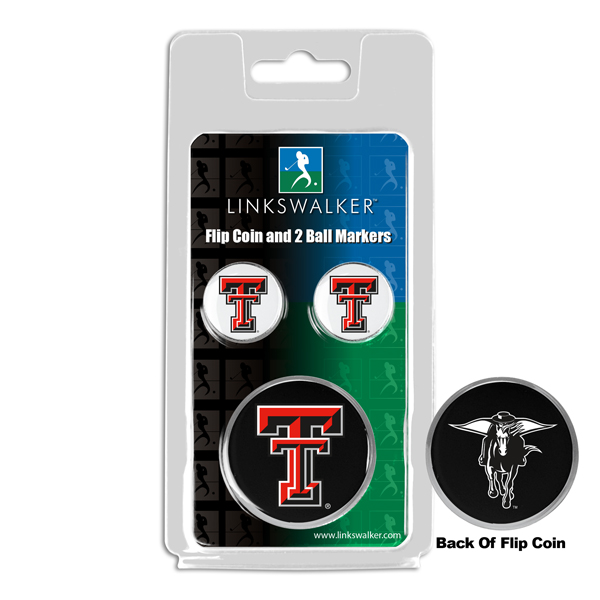Team Flip Coin w/ <br> 2 Logo'd Ball Markers