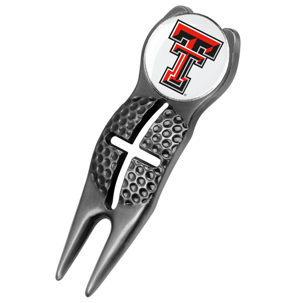 Crosshairs Divot Tool<br> w/ Logo'd Marker  - Black