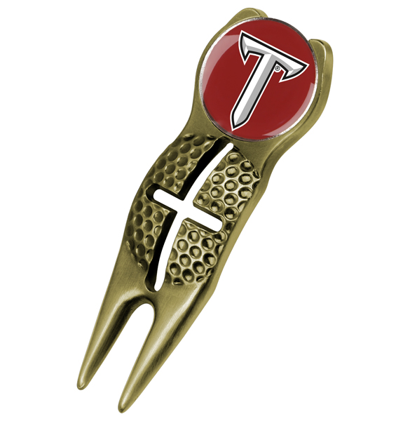 Crosshairs Divot Tool<br> w/ Logo'd Marker  - Gold