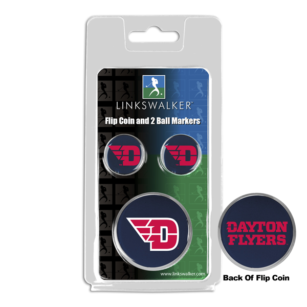 Team Flip Coin w/ <br> 2 Logo'd Ball Markers