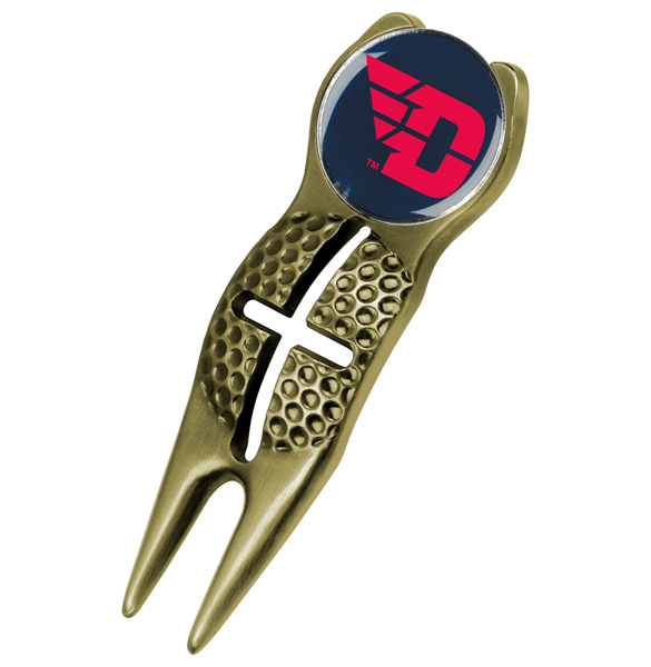 Crosshairs Divot Tool<br> w/ Logo'd Marker  - Gold