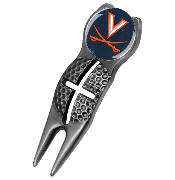 Crosshairs Divot Tool<br> w/ Logo'd Marker  - Black