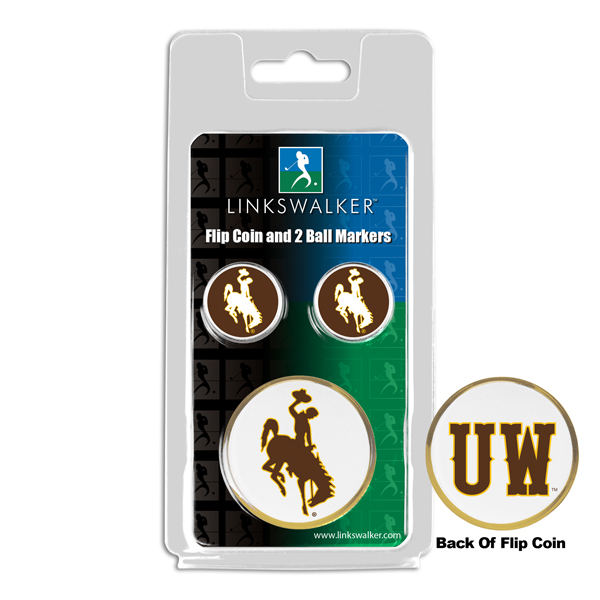 Team Flip Coin w/ <br> 2 Logo'd Ball Markers