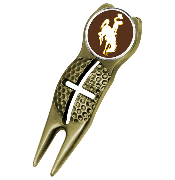Crosshairs Divot Tool<br> w/ Logo'd Marker  - Gold