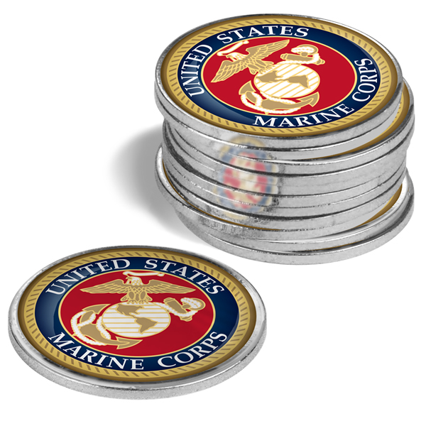 12 Team Logo'd<br>Metal Ball Markers