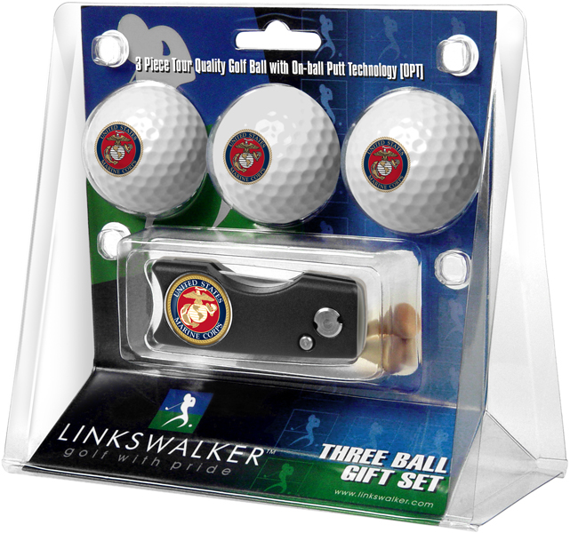 3 ProVictory Golf Balls w/<br>Spring Action Divot Tool