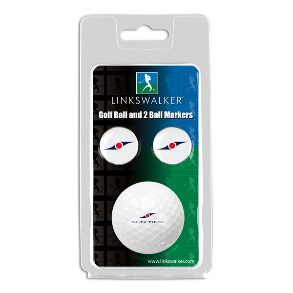 ProVictory OPT Golf Ball & 2 Logo'd Ball Marker