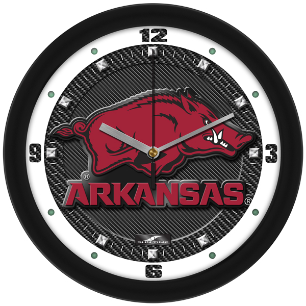 Carbon Fiber Textured Wall Clock