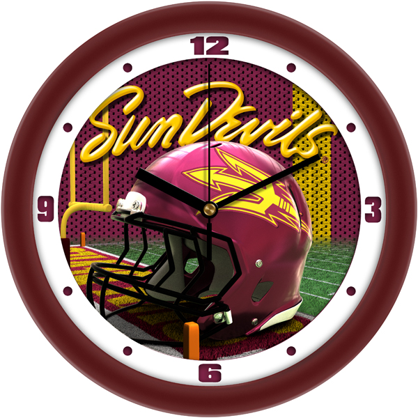 Football Helmet Wall Clock