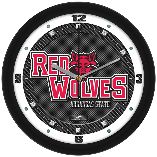 Carbon Fiber Textured Wall Clock