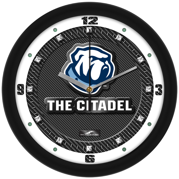 Carbon Fiber Textured Wall Clock