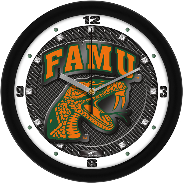 Carbon Fiber Textured Wall Clock