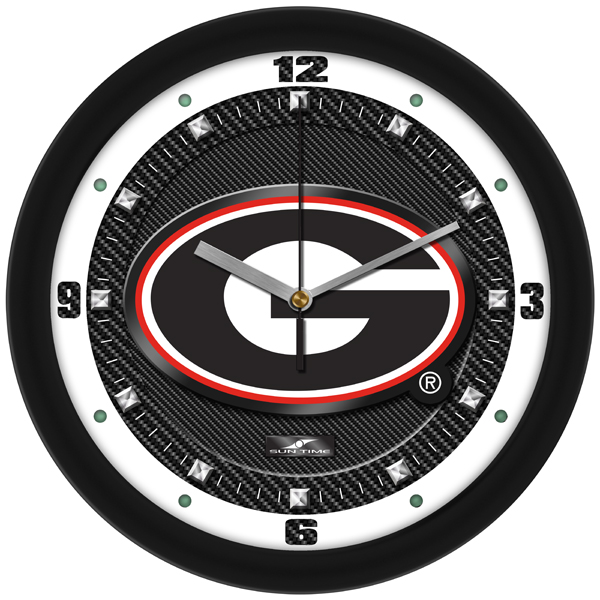 Carbon Fiber Textured Wall Clock