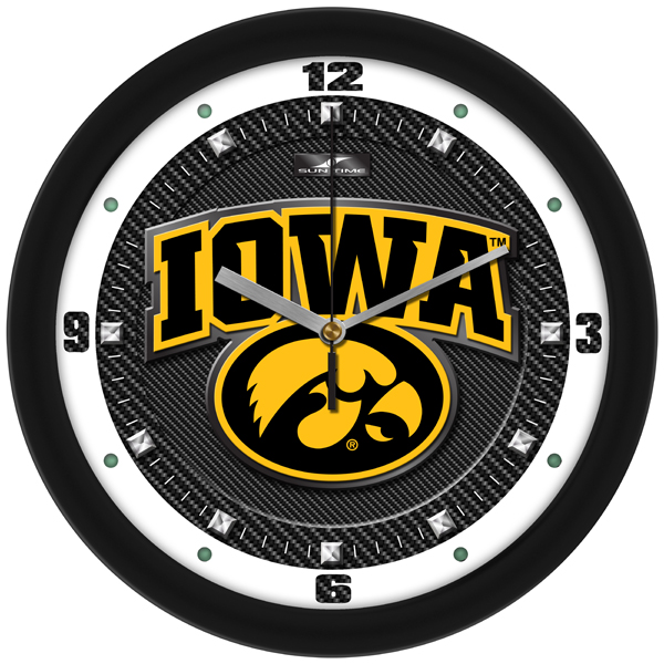 Carbon Fiber Textured Wall Clock